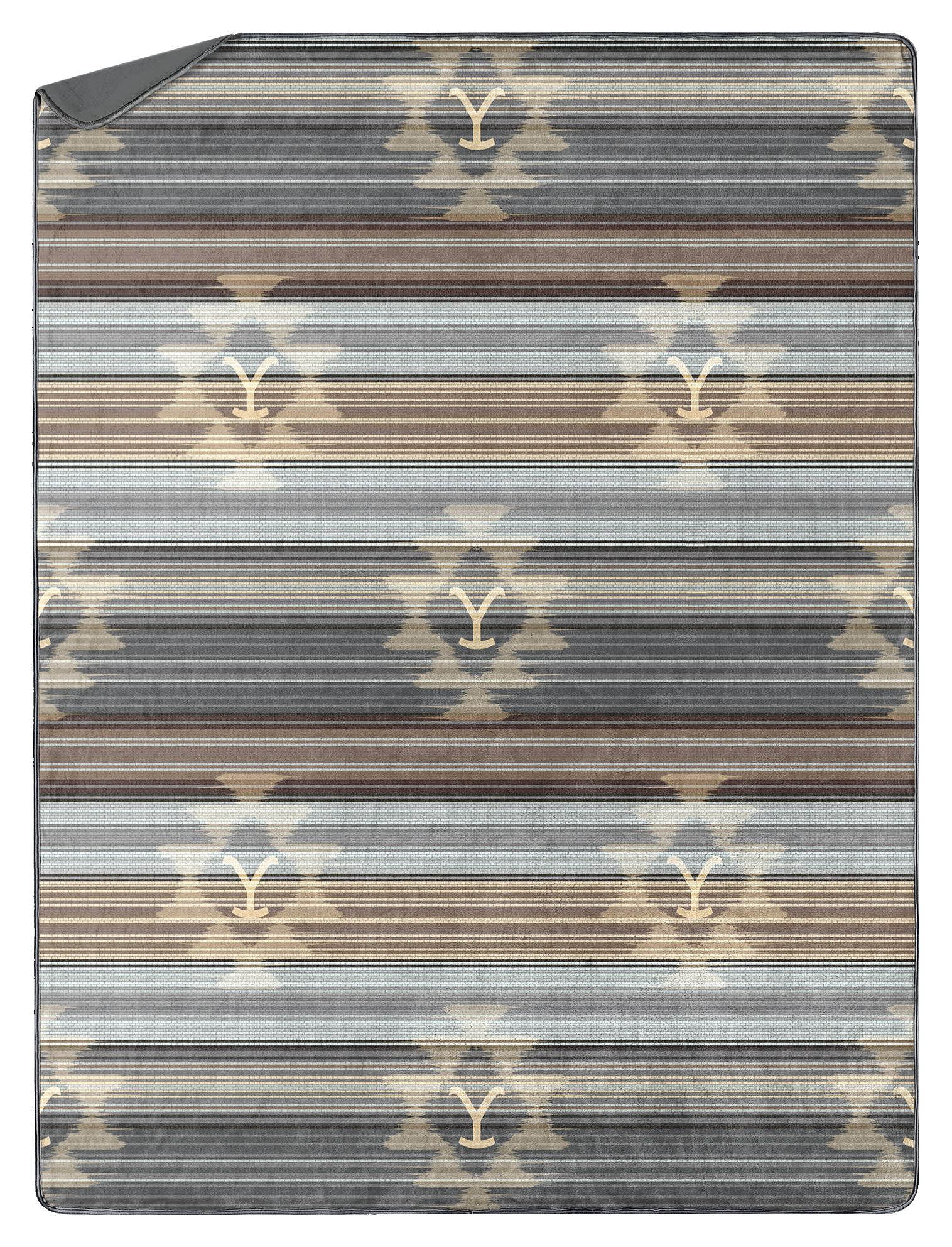 The Northwest Group Yellowstone Western Ombre Silk Touch Sherpa Throw